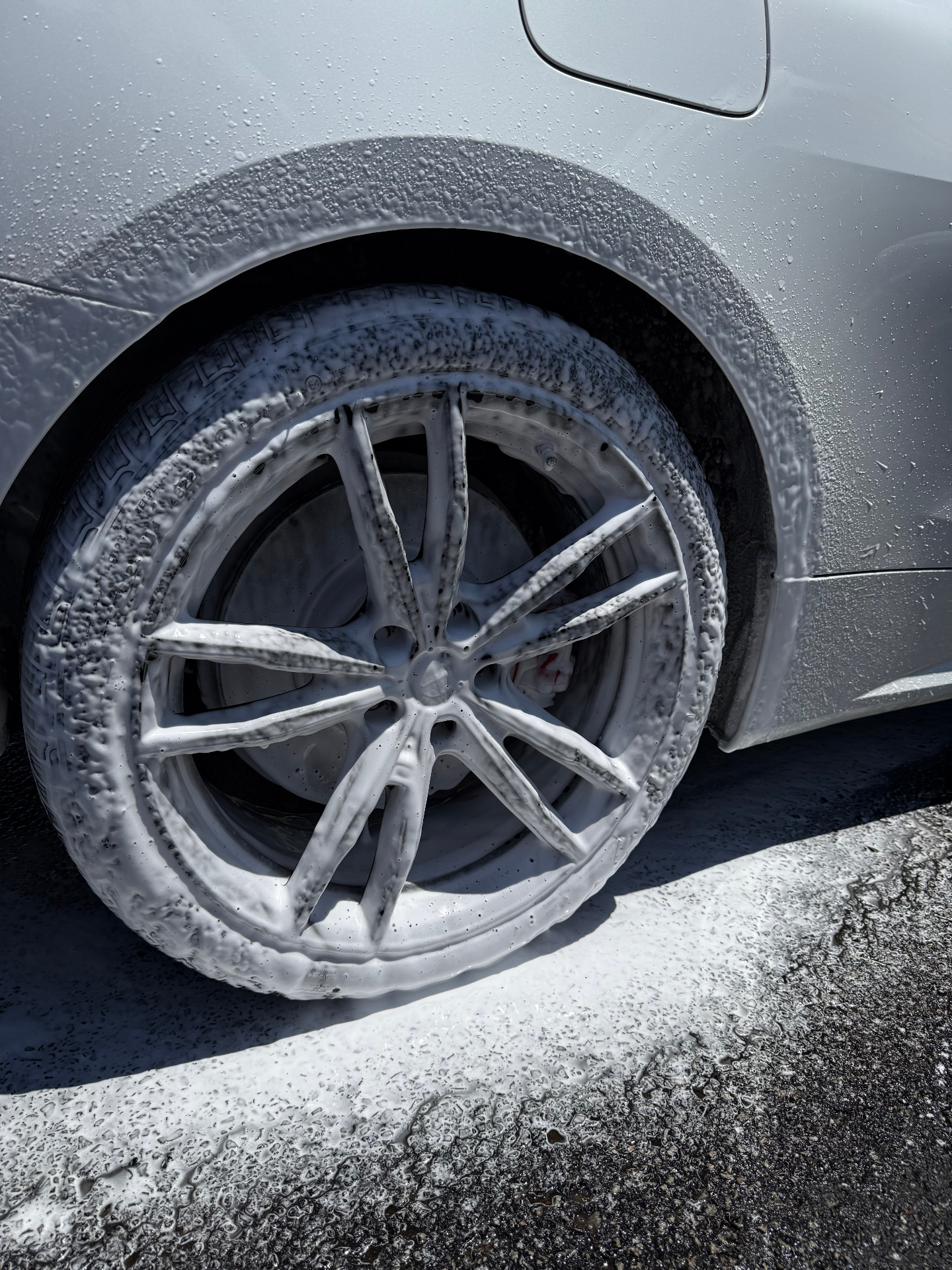 Wheel & tire deep clean — after
